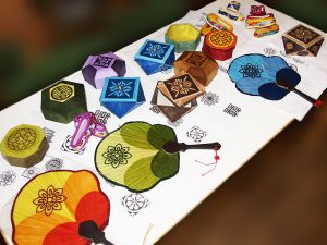 Hanji - erste Ergebnisse des Projekttages